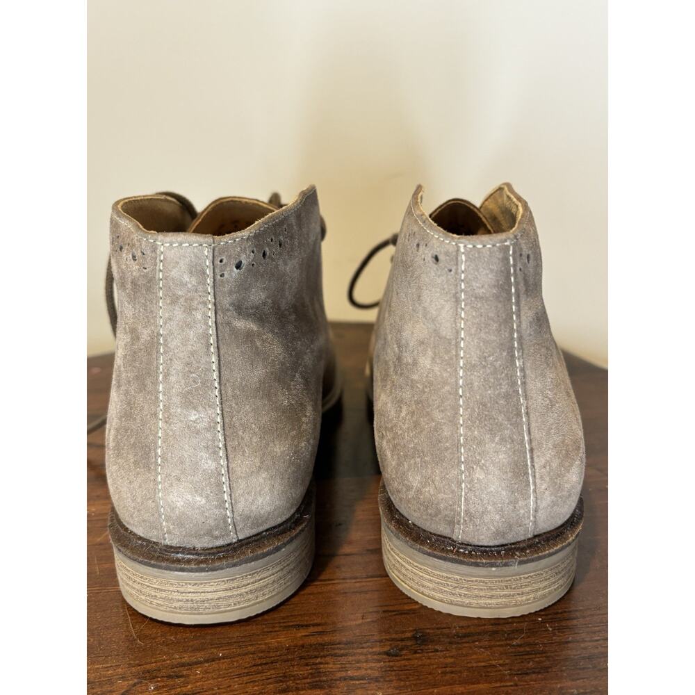 Hush Puppies Shoes Womens Boots Cyra Catelyn Chukka Taupe Suede Leather 8